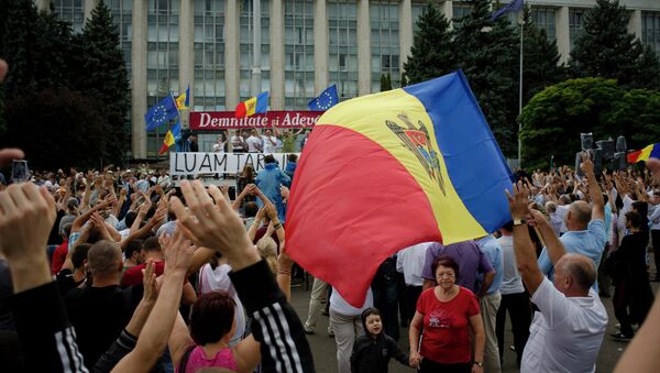 Акции протеста в Кишиневе - Sputnik Moldova
