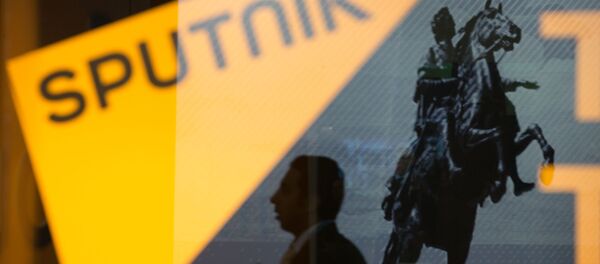 Павильон информационного агентства Sputnik на ПМЭФ 2015  - Sputnik Moldova