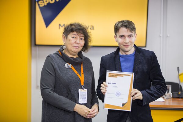 Официальная церемония награждения победителей IV Национального конкурса молодых журналистов Перспектива. - Sputnik Молдова