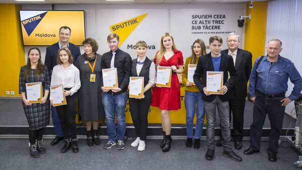 Официальная церемония награждения победителей IV Национального конкурса молодых журналистов Перспектива.  - Sputnik Молдова