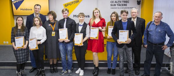 Официальная церемония награждения победителей IV Национального конкурса молодых журналистов Перспектива.  - Sputnik Молдова