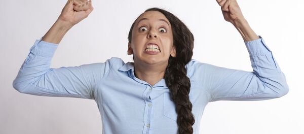 Девушка ругается Девушка ругается - Sputnik Молдова