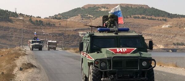 Военная полиция РФ на северо-востоке провинции Алеппо в Сирии - Sputnik Молдова