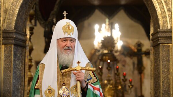 Патриарх Московский и всея Руси Кирилл совершил напутственный молебен для российской олимпийской сборной - Sputnik Moldova-România