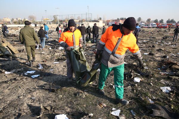 Salvatorii la locul tragediei aviatice produse în Iran - Sputnik Moldova