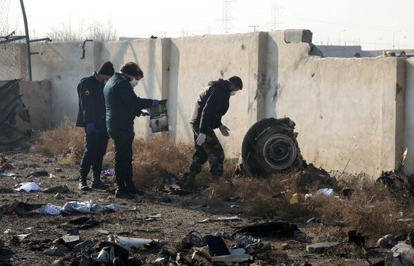 Salvatorii la locul tragediei aviatice din Iran - Sputnik Moldova