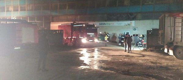 Завод Мезон на Рышкановке после тушения - Sputnik Moldova