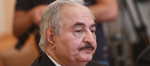 Встреча главы МИД РФ С. Лаврова с командующим Ливийской национальной армией Х. Хафтаром - Sputnik Moldova-România