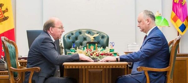 Igor Dodon și Oleg Vasnețov - Sputnik Moldova