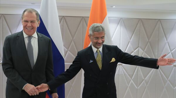 Vizita ministrului rus de Externe Serghei Lavrov în India, arhivă - Sputnik Moldova-România
