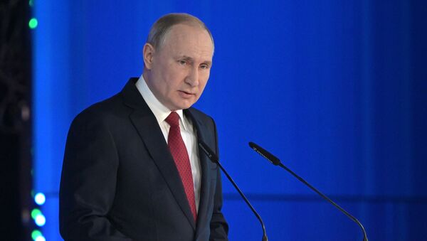 Ежегодное послание президента РФ В. Путина Федеральному Собранию - Sputnik Moldova-România