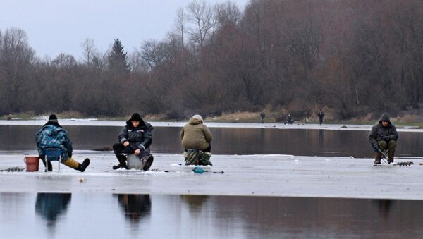 Рыбалка на тонком льду. - Sputnik Молдова