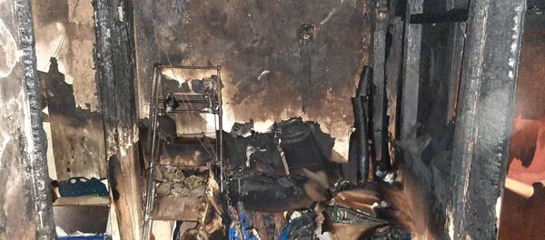 Incendiu în sectorul Botanica al Capitalei Incendiu în sectorul Botanica al Capitalei - Sputnik Moldova