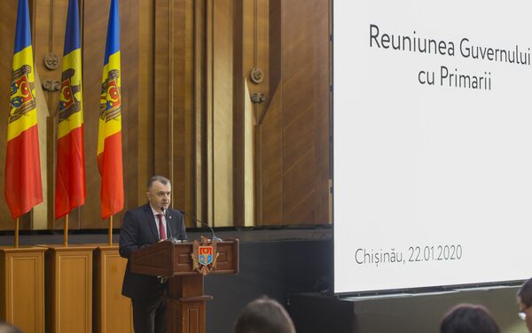Reuniunea premierului Ion Chicu cu primarii din Moldova - Sputnik Moldova