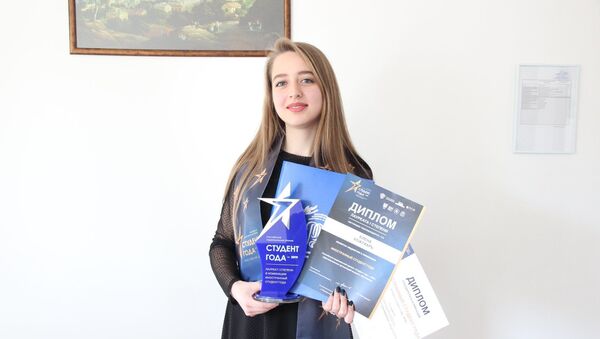 Представительница Молдовы – победитель национальной российской премии Студент года. - Sputnik Молдова
