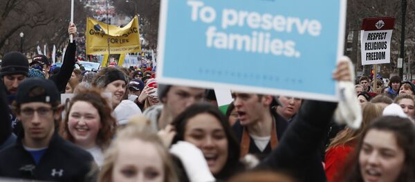 Marșul pentru viață la Washington Marșul pentru viață la Washington - Sputnik Moldova-România