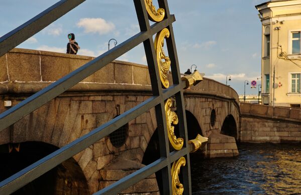 Решетка Летнего сада и Прачечный мост в Санкт-Петербурге - Sputnik Moldova-România