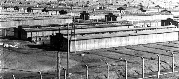 Бараки концлагеря Освенцим, январь 1945 года - Sputnik Moldova-România