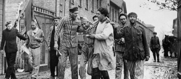 Освобождение советскими войсками узников немецко-фашистского концлагеря Аушвиц-Биркенау - Освенцим, Польша Освобождение советскими войсками узников немецко-фашистского концлагеря Аушвиц-Биркенау - Освенцим, Польша - Sputnik Moldova