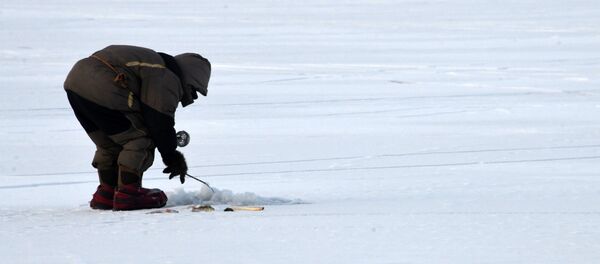 Зимняя подледная рыбалка на Иван-Озере Зимняя подледная рыбалка на Иван-Озере - Sputnik Молдова