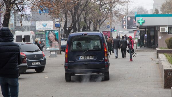 Но активисты были неумолимы, и машина покидает тротуар. - Sputnik Молдова