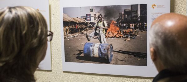 Открытие выставки победителей конкурса им. А. Стенина в Мадриде Открытие выставки победителей конкурса им. А. Стенина в Мадриде - Sputnik Moldova