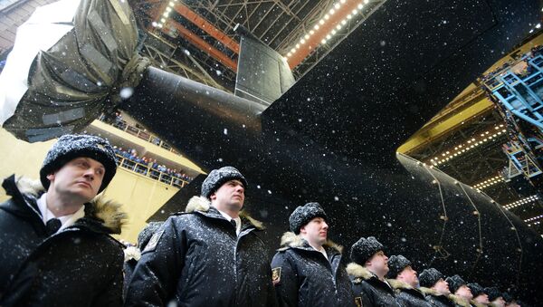 Спуск на воду атомного подводного крейсера Казань ВМФ России - Sputnik Moldova