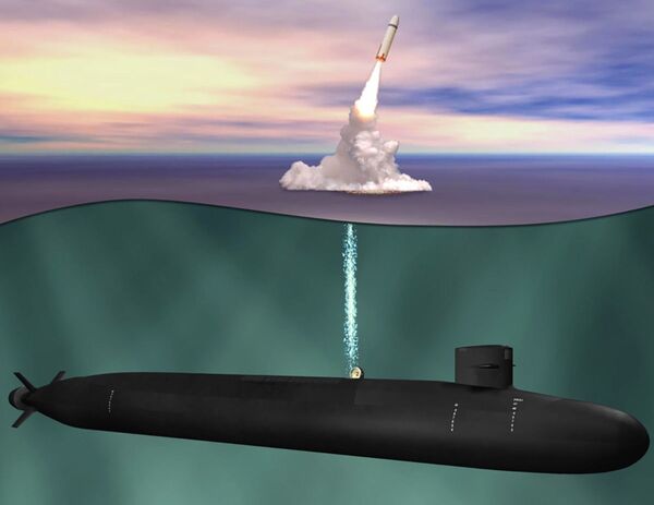 Иллюстрация подводной лодки Ohio Replacement - Sputnik Молдова