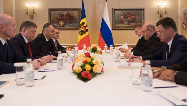 Встреча молдавского премьера Иона Кику с главой правительства России Михаилом Мишустиным - Sputnik Молдова