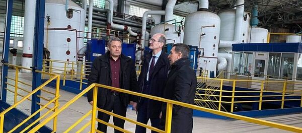 Ministrul Agriculturii, în vizită la fabrica de zahăr din Drochia - Sputnik Moldova