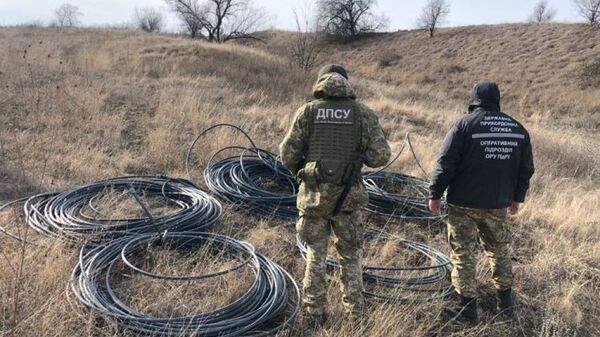 Пограничники обнаружили подозрительный трубопровод на границе Приднестровья с Украиной. - Sputnik Молдова