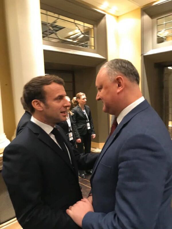 Igor Dodon l-a invitat pe președintele Franței să viziteze Republica Moldova - Foto Igor Dodon l-a invitat pe președintele Franței să viziteze Republica Moldova - Foto - Sputnik Moldova