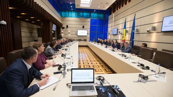 Ședință între PD și PSRM la Parlament - Sputnik Moldova