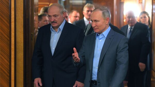 Встреча президента РФ В. Путина с президентом Белоруссии А. Лукашенко  - Sputnik Moldova-România