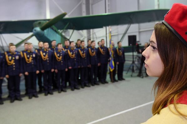 На открытии экспозиции Самолеты Великой Отечественной войны в Центральном музее Военно-воздушных сил в Монино - Sputnik Молдова