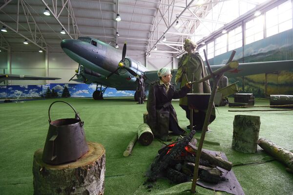 Экспозиция в Центральном музее Военно-воздушных сил в Монино - Sputnik Молдова