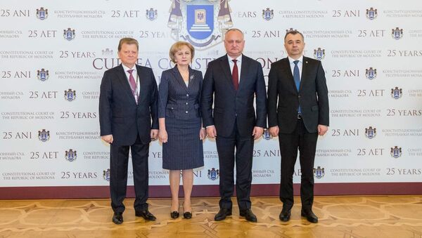 Conducerea statului la Conferința internațională dedicată împlinirii a 25 de ani de la înființarea Curții Constituționale - Sputnik Moldova