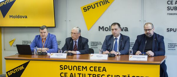 Евгений Паскарь, Михаил Сидоров, Сергей Мишин и Адриан Лебединский - Sputnik Молдова