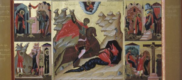 Icoana Viața Sfântului Teodor Stratilat - Sputnik Moldova