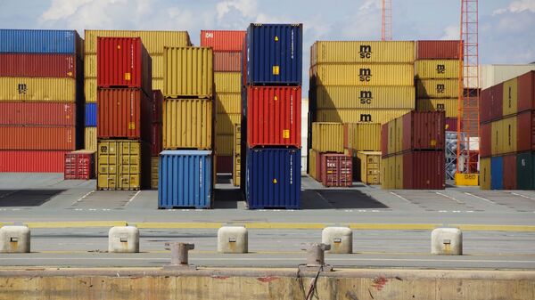 Containere, comerț internațional - Sputnik Moldova
