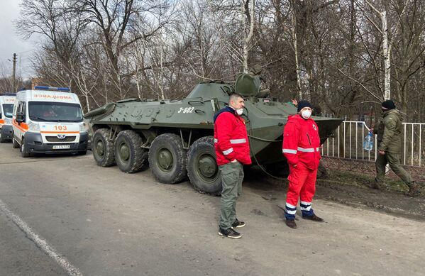 Ситуация в Полтавской области, где были размещены эвакуированные из Китая, Украина - Sputnik Молдова