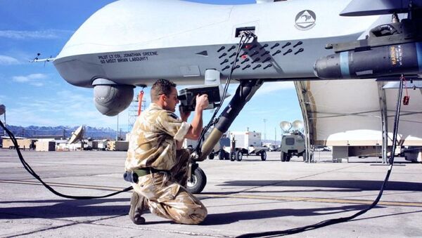 Killmarks on USAF MQ-9 Reaper Drone - Sputnik Moldova-România