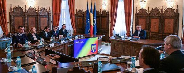 Klaus Iohannis, Şedinţa CSAT Klaus Iohannis, Şedinţa CSAT - Sputnik Moldova-România