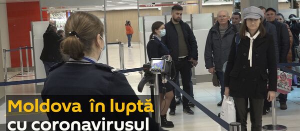 Stavilă în fața coronavirusului pe Aeroportul Internațional Chișinău - Sputnik Moldova