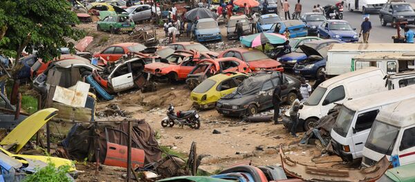 Разрушенные транспортные средства и их разбитые части - Sputnik Moldova-România