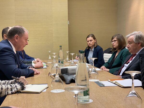 Глава МИДЕИ обсудил вопросы региональной безопасности с генсеком ООН Глава МИДЕИ обсудил вопросы региональной безопасности с генсеком ООН - Sputnik Молдова