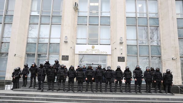 Veteranii de război protestează în fața Guvernului - Sputnik Moldova