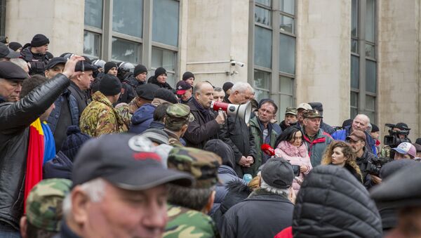 Протест ветеранов вооруженного конфликта на Днестре - Sputnik Moldova