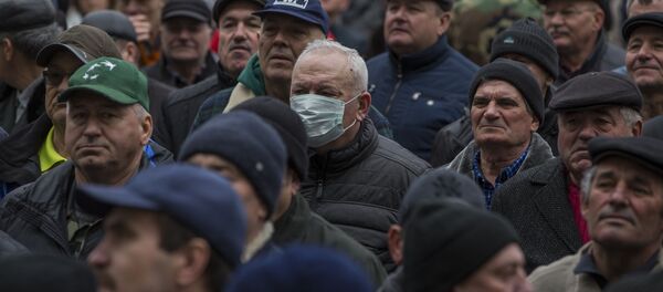 Протест ветеранов вооруженного конфликта на Днестре Протест ветеранов вооруженного конфликта на Днестре - Sputnik Молдова
