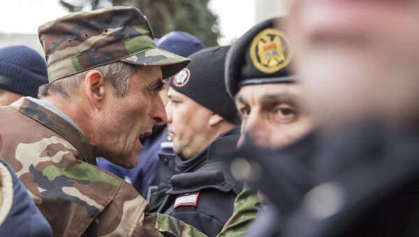 Протест ветеранов вооруженного конфликта на Днестре - Sputnik Молдова